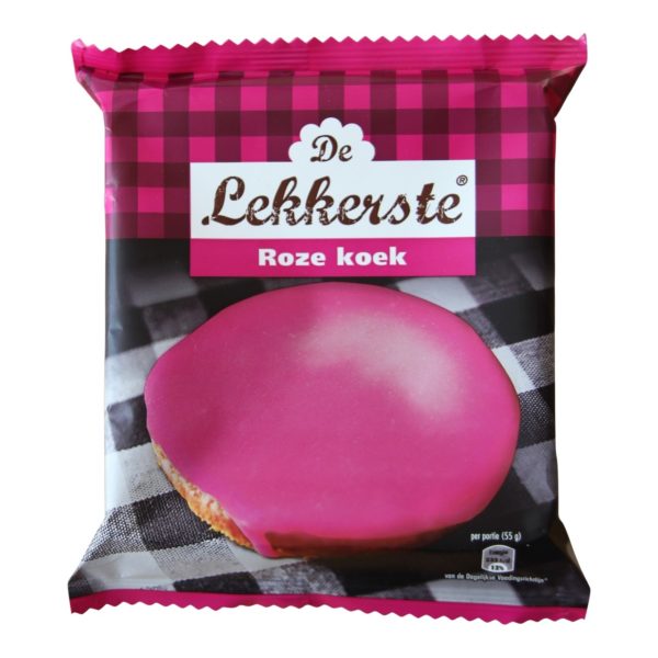 De Lekkerste roze koek 18 x 55 gram