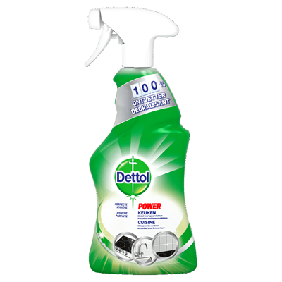 Dettol keukenreiniger met spray 500ml 1+1 GRATIS