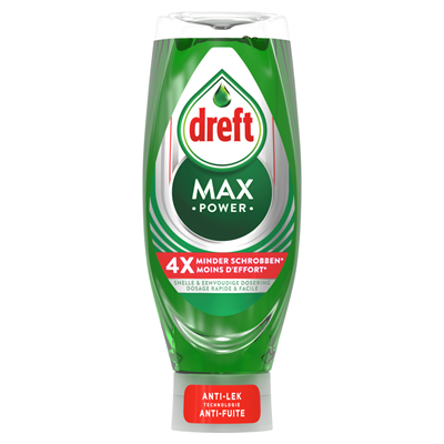 Afwasmiddel Dreft Max power groen flacon 650 ml