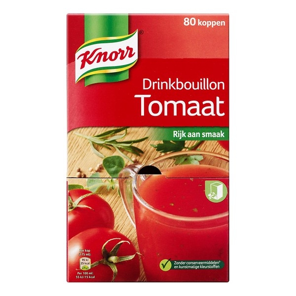 Knorr drinkbouillon tomaat 80 zakjes