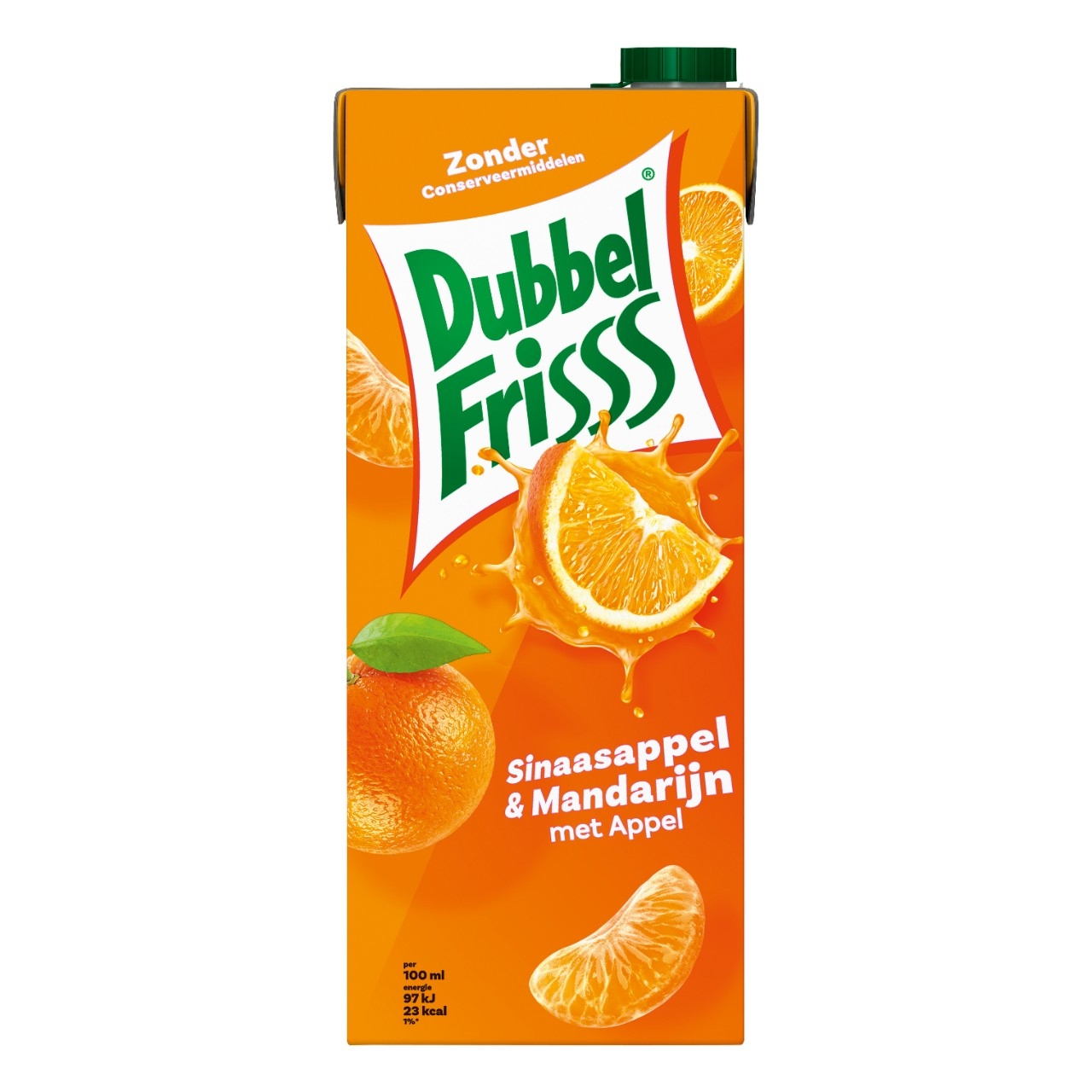 Dubbelfriss sinaasappel mandarijn 1,5L