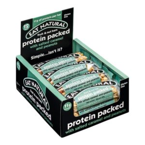 Eat natural salted caramel and peanuts 12 x 45 gram