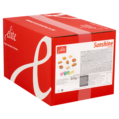 Elite Sunshine doos 120 koekjesmix  apart verpakt