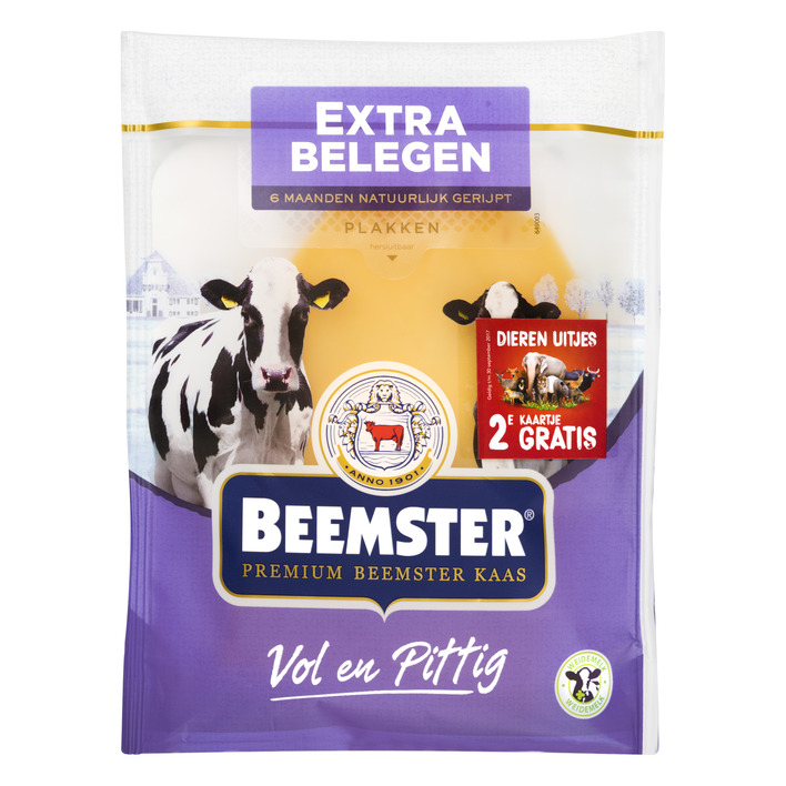 Extra belegen Beemster kaas gesneden 175gram