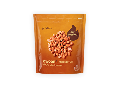G'woon dry roasted pinda's 200 gram