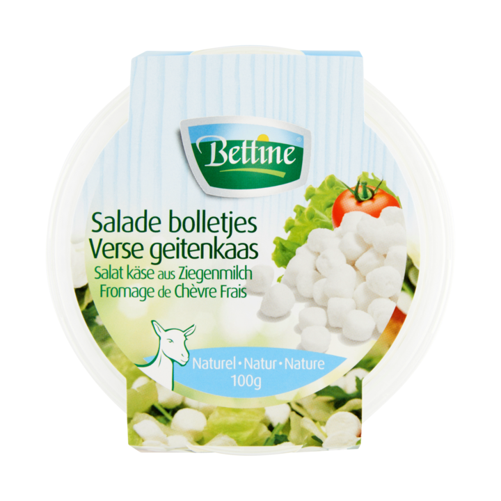 Geitenkaas salade bolletjes naturel Bettine 100 gram