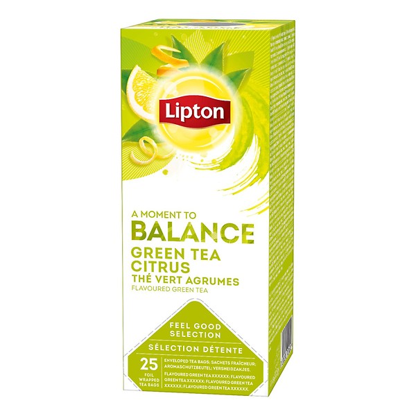 Groene thee citrus Lipton balance pakje