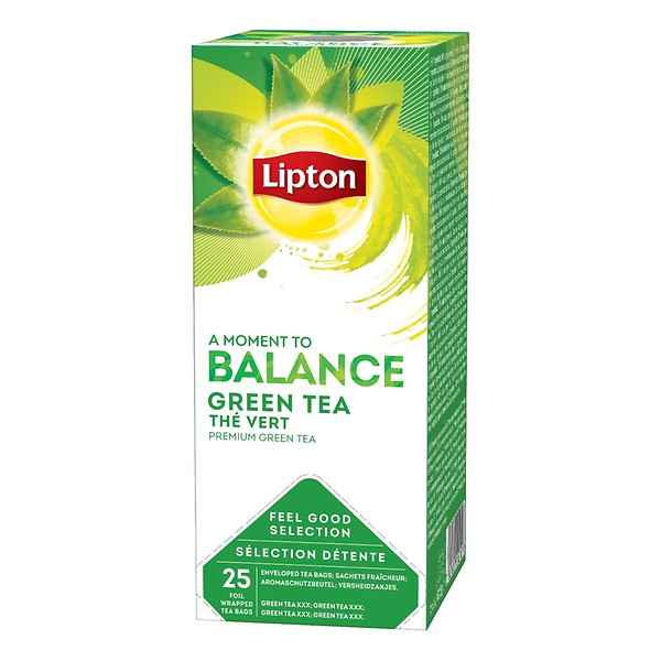 Groene thee Lipton balance pakje