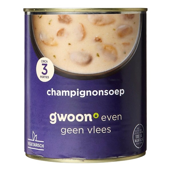G'woon champignonsoep 800ml