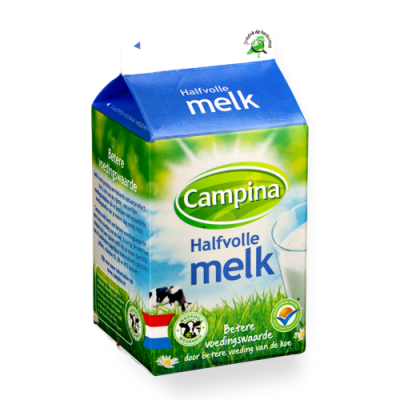 Halfvolle melk Campina 0,5L