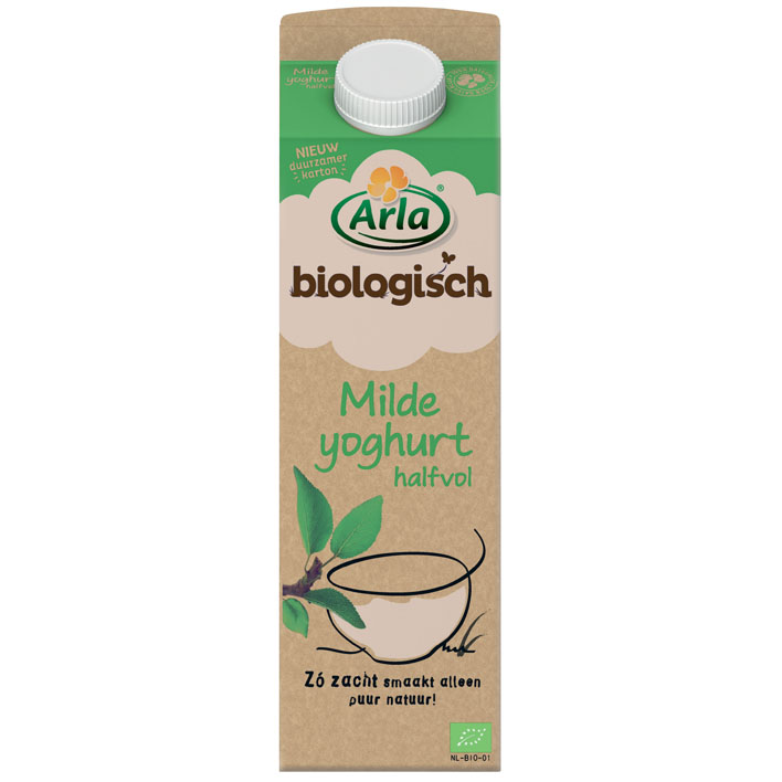 Arla Halfvolle milde yoghurt biologisch  1L