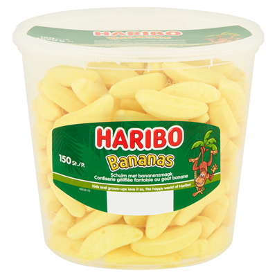 Haribo schuim bananen 150 stuks