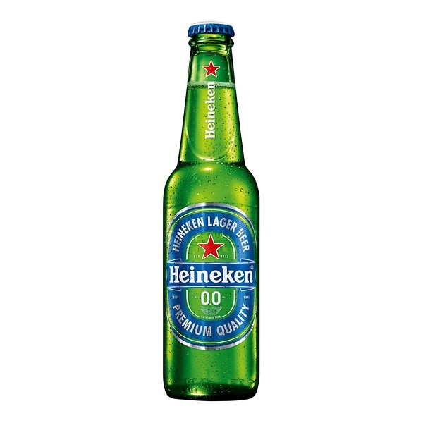 Heineken alcoholvrij 0.0 flesjes krat 24 x 30 cl