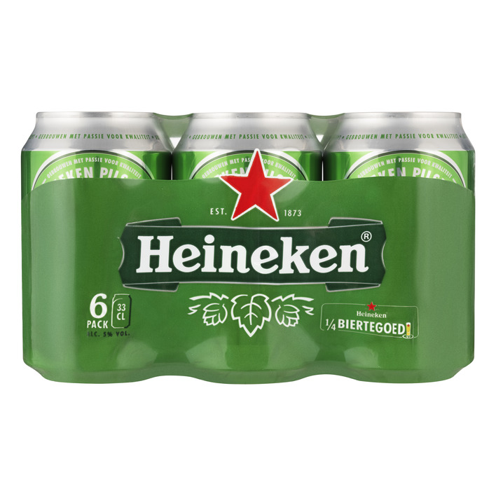 Heineken bier blikjes sixpack 6 x 0,33 cl
