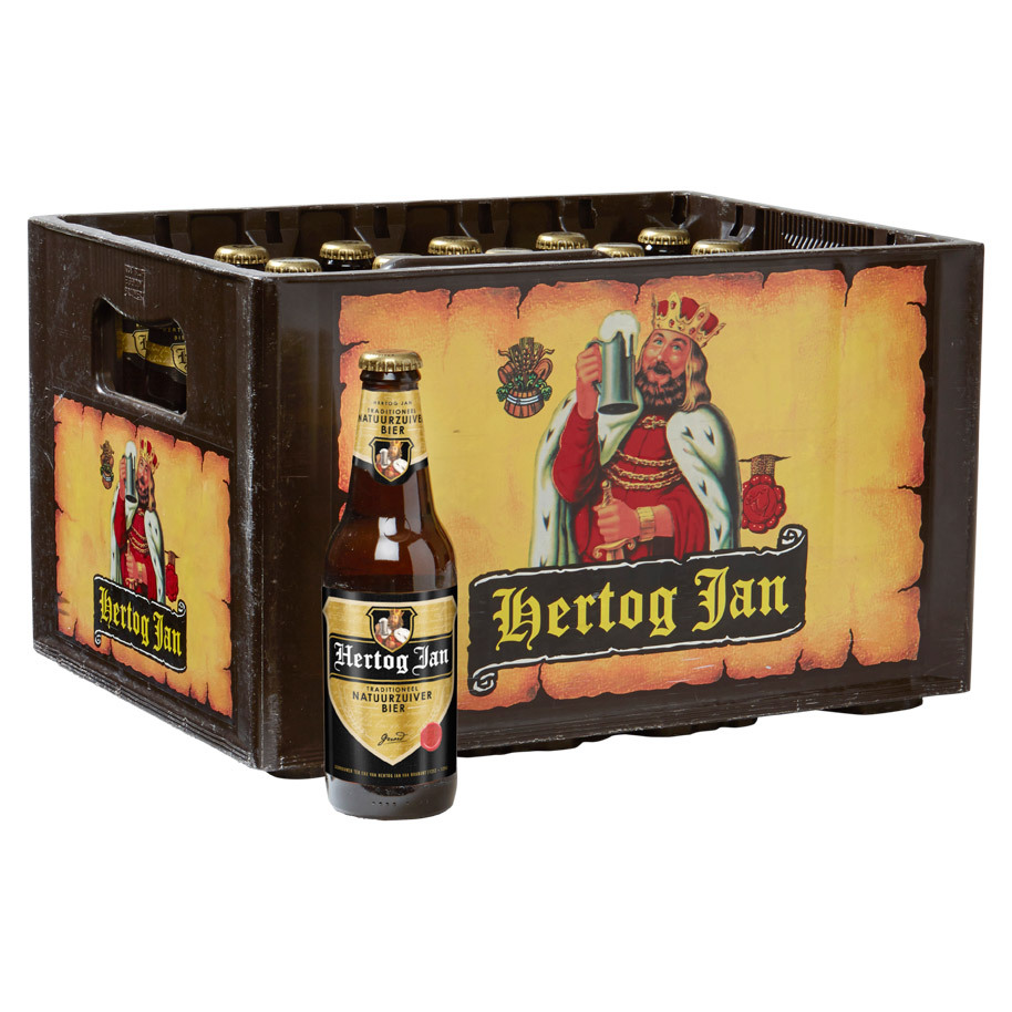 Hertog Jan bier krat 24 flesjes x 0,3L