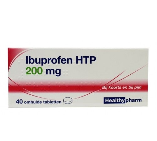 Ibuprofen B-merk 200 mg 40 tabletten maximaal 1 per klant OP=OP
