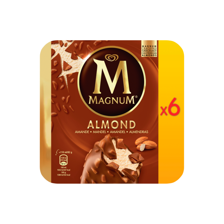 IJs Magnum almond 6 stuks