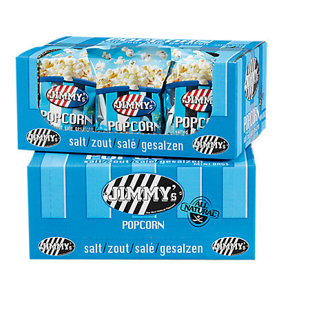 Jimmy's Popcorn Mini bag zout 21 x 20 gram