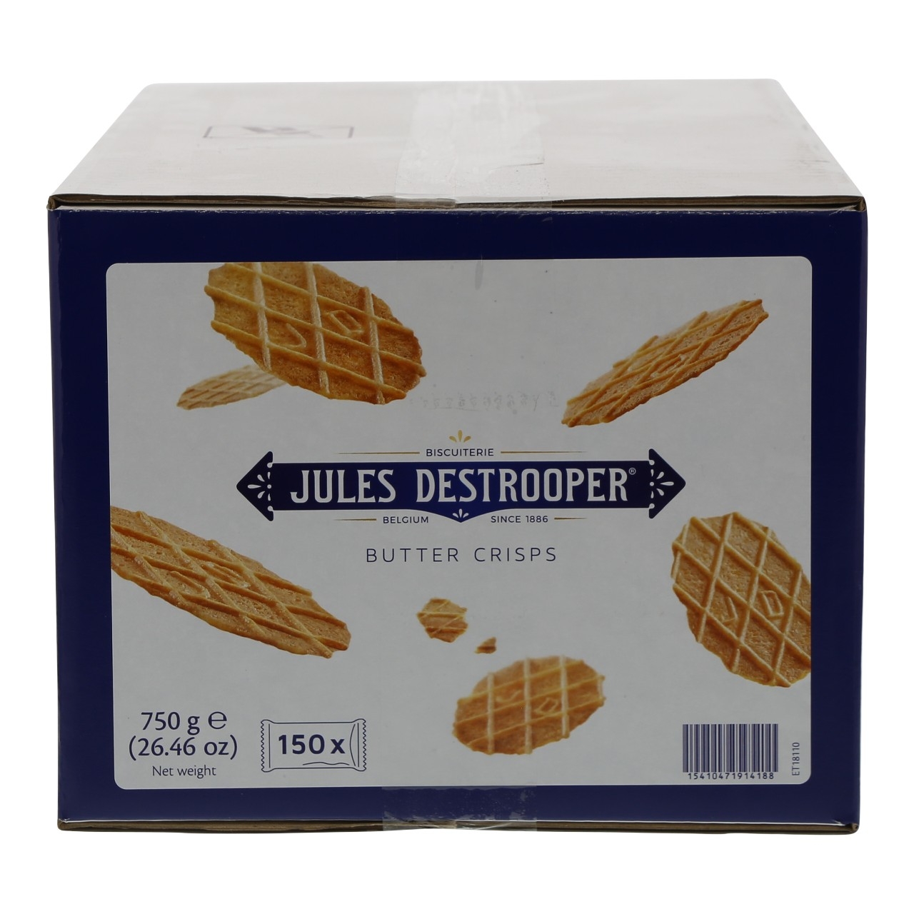 Jules de strooper natuur boterwafel doos 150 stuks