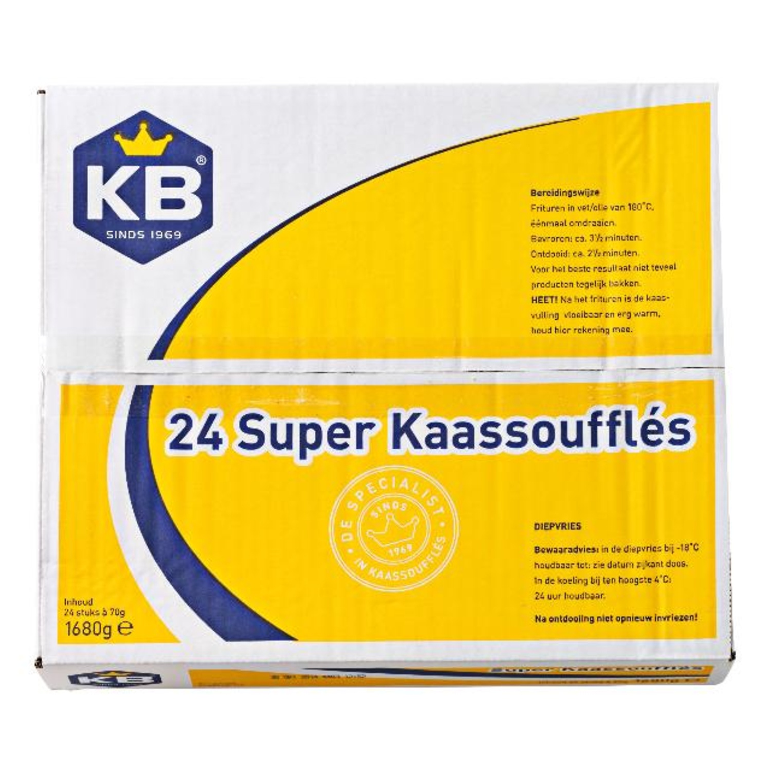 Kaassoufflés KB 24 x 70 gram