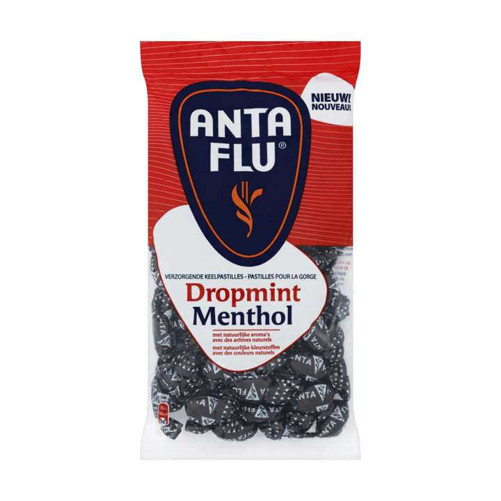 Keelpastilles Anta Flu dropmint menthol 275 gram
