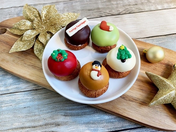 Kerst luxe koek 5 stuks vers