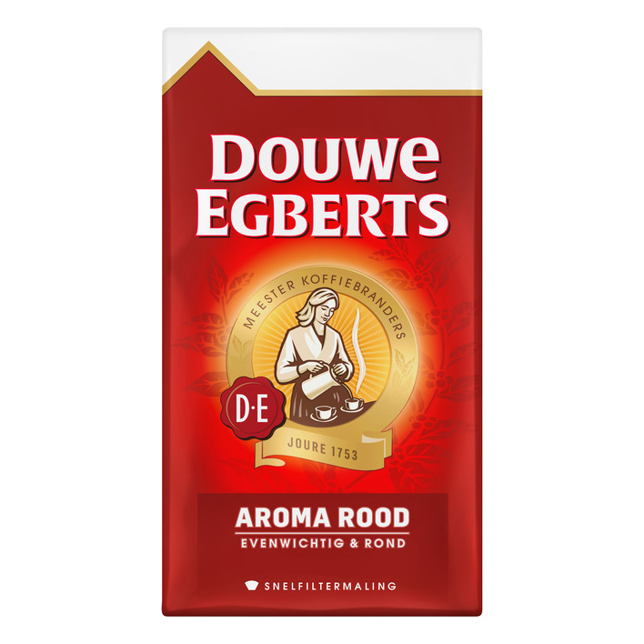 Koffie Douwe Egberts snelfilter rood 500 gram