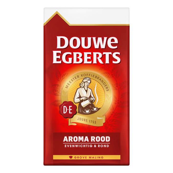 Koffie Douwe Egberts grove maling rood 500 gram