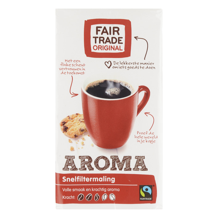 Koffie snelfilter original aroma Fair Trade 250 gram