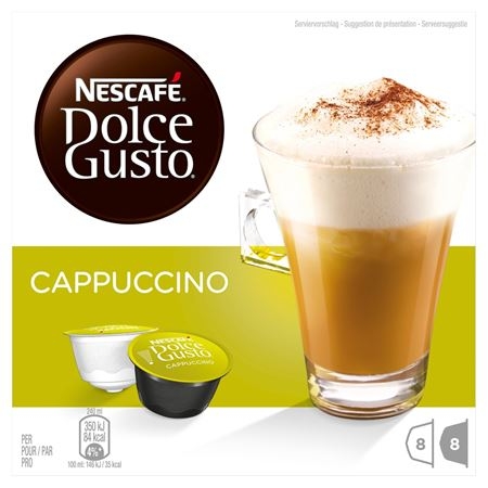 Nescafe koffiecups Dolce Gusto Cappuccino 16 stuks