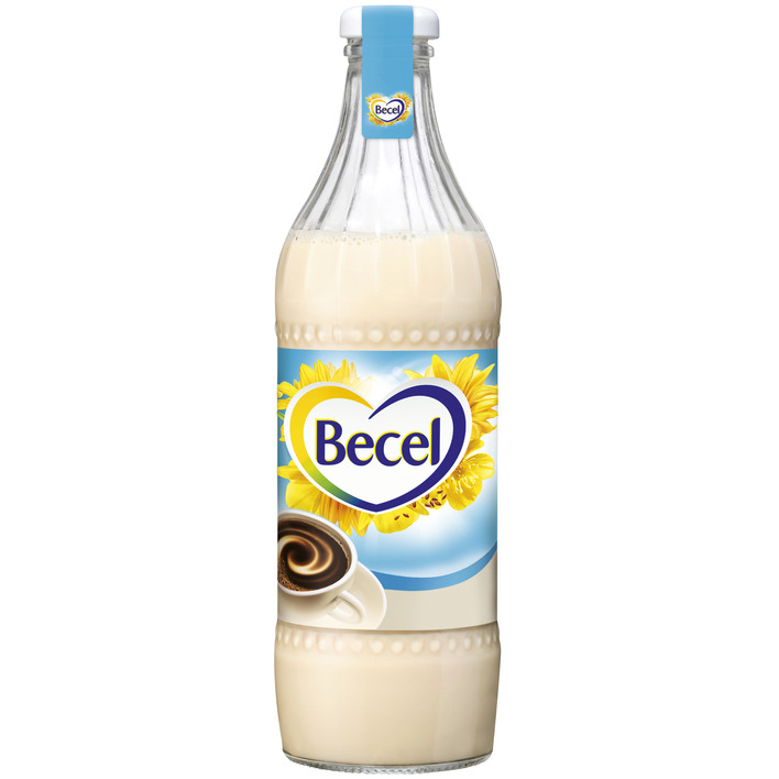 Koffiemelk Becel fles 486 ml
