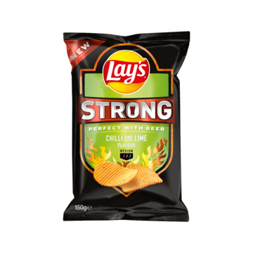 Lay's strong chilli and lime flavour 150 gram