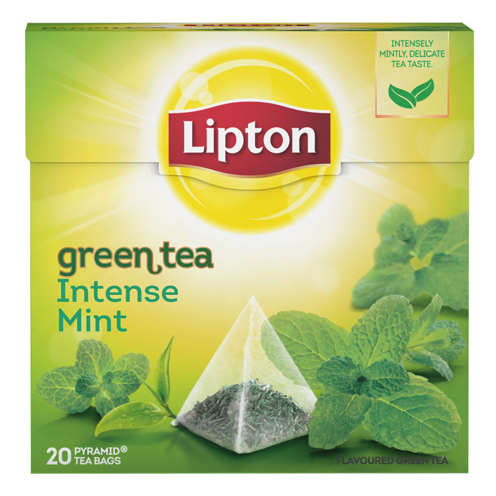 Thee Lipton Green tea intense mint 20 zakjes