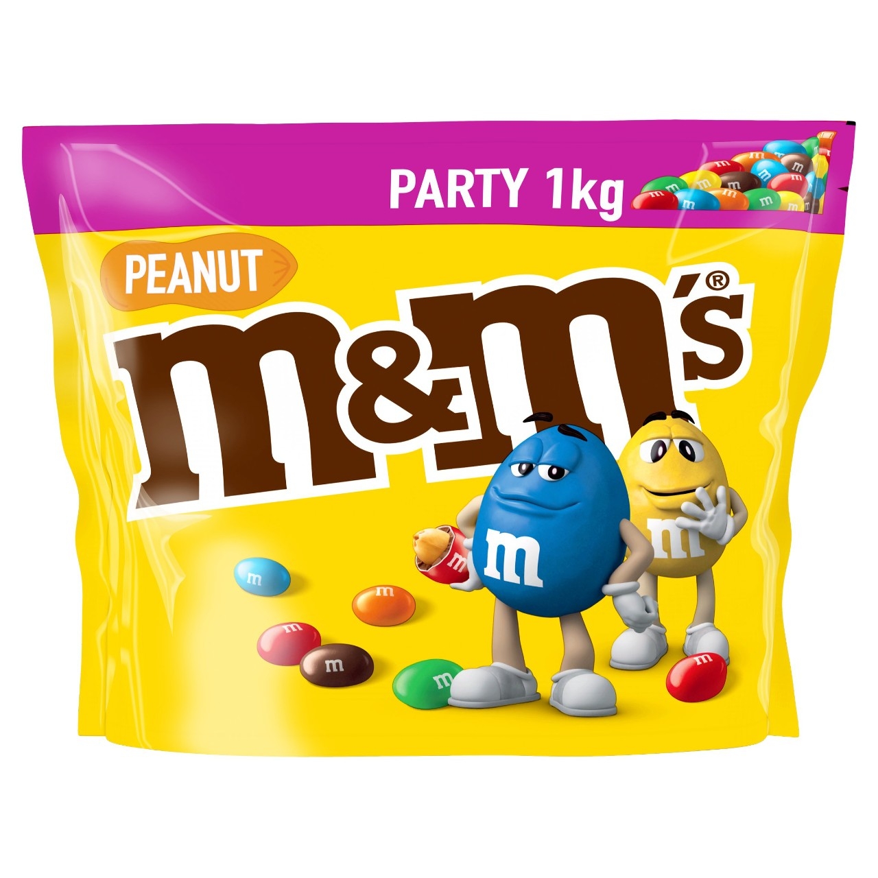 M&M's peanut geel 400 gram