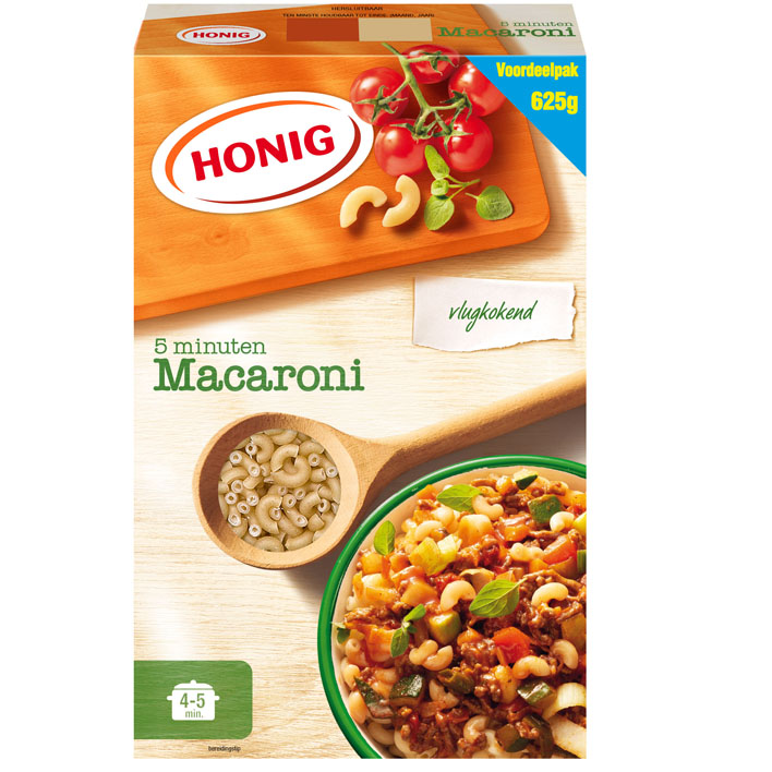Macaroni Honig vlugkokend 625 gram