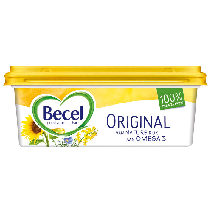 Margarine Becel kuipje 225 gram