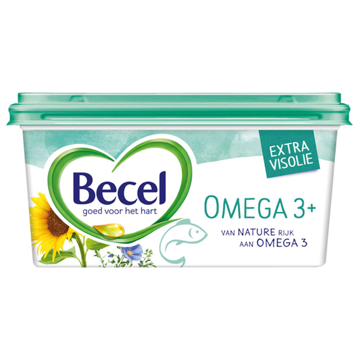 Margarine Becel Omega-3 kuip 575 gram