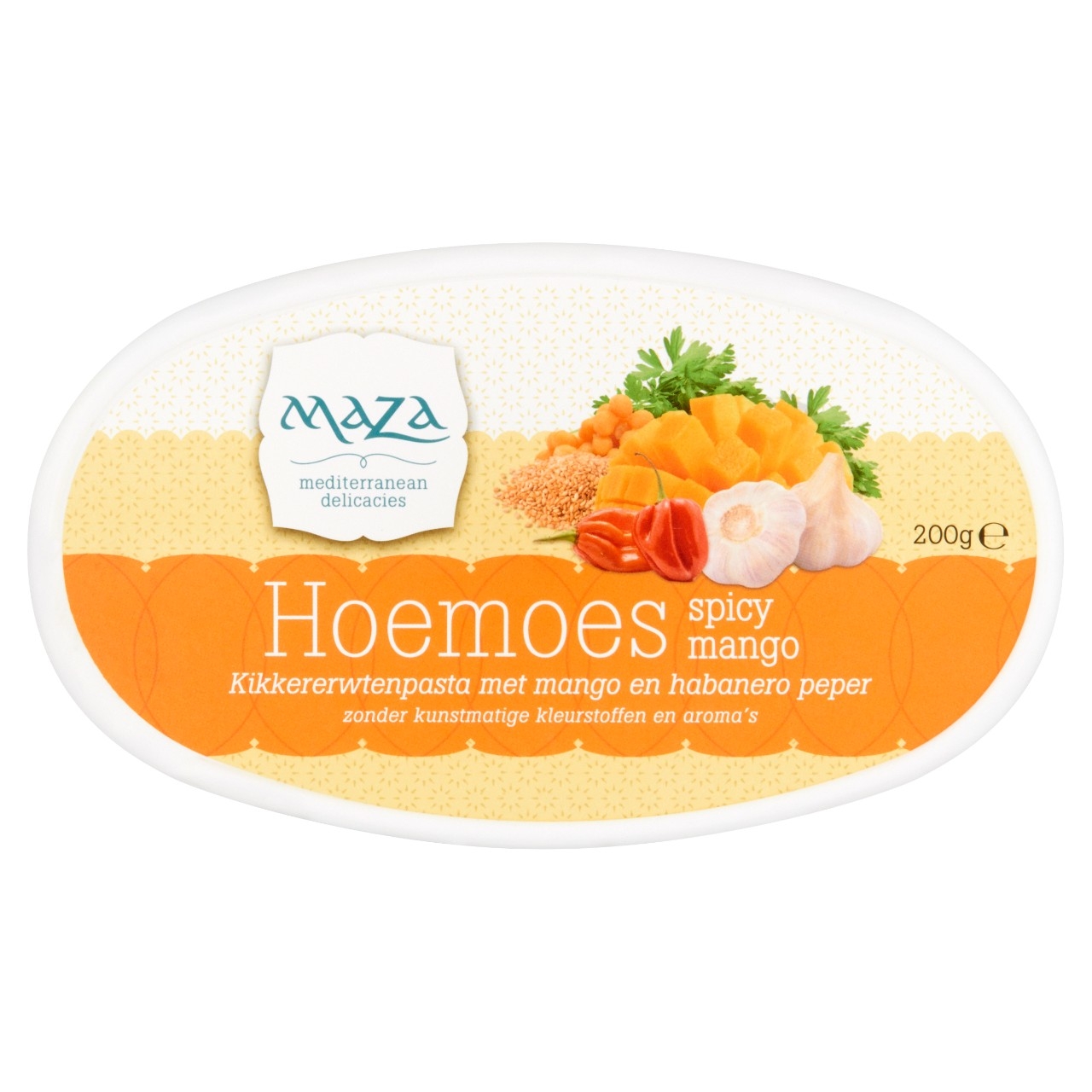 Maza Hoemoes spicy mango 200 gram