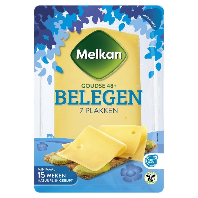 Melkan kaasplakken belegen 48+ 190 gram