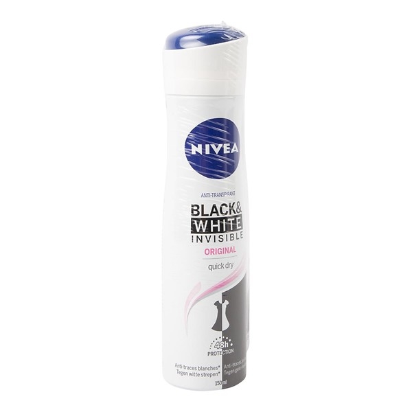 Nivea deodorant invisible for black & white 150 ml