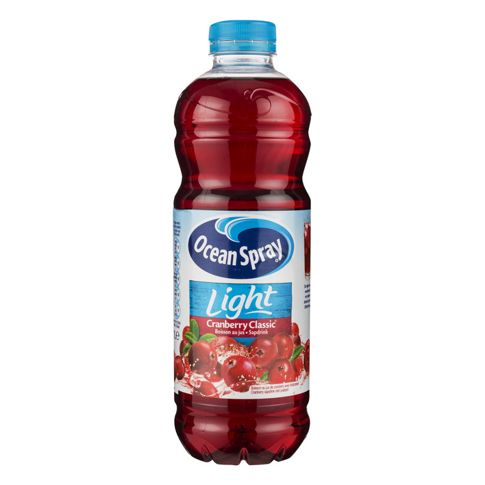 Ocean spray cranberry classic light 1 liter