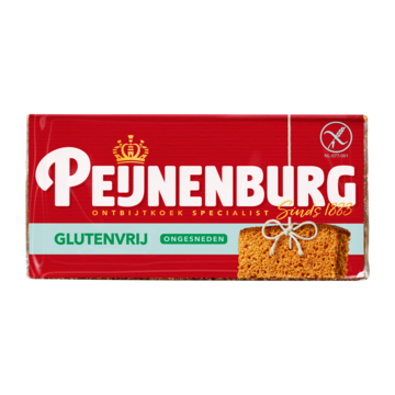 Ontbijtkoek Peijnenburg glutenvrij ongesneden 285 gram