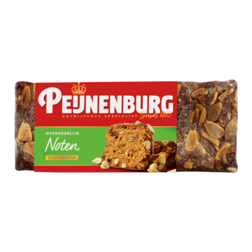 Ontbijtkoek Peijnenburg overheerlijk Noten pak 450 gram