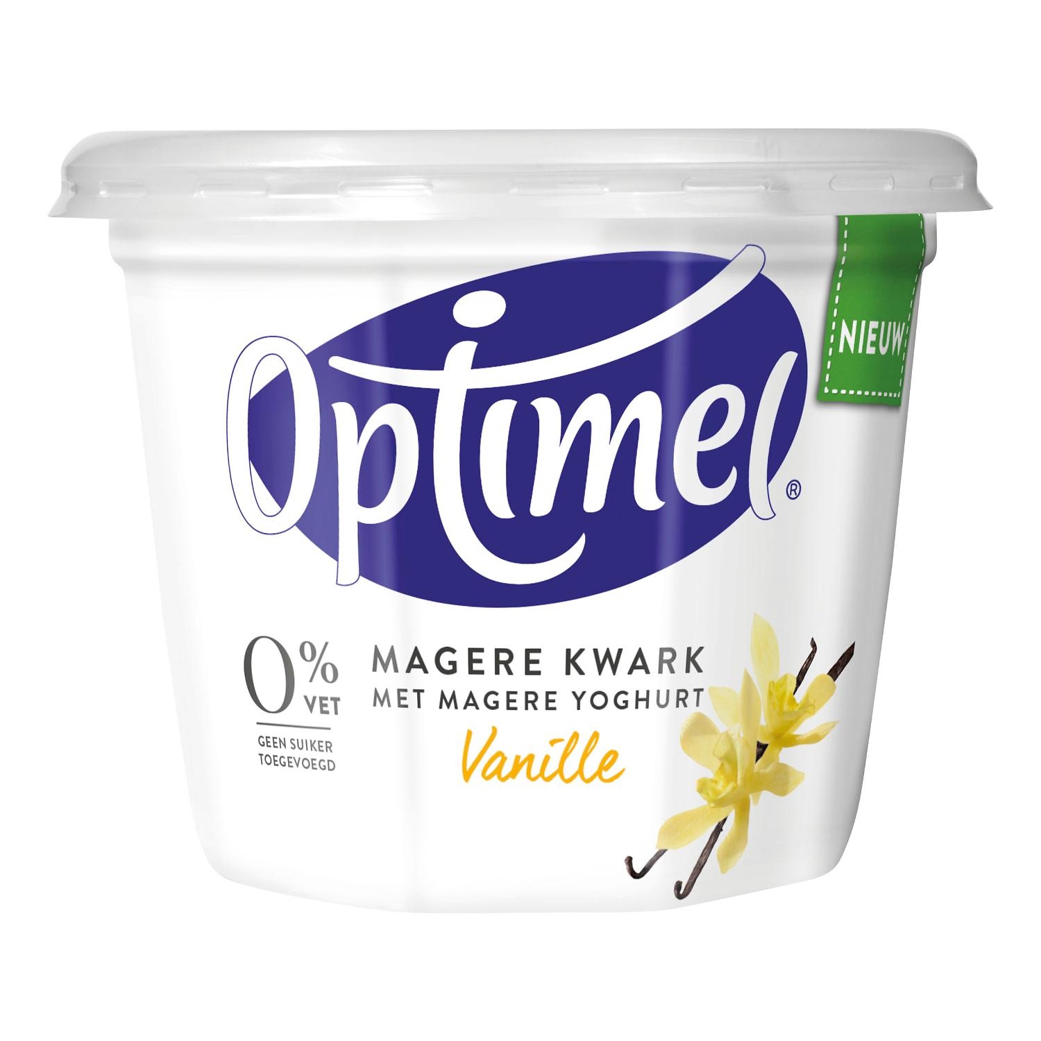 Kwark Optimel  vanille 0% 500 gram