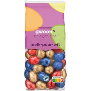 Chocolade paas eitjes massief G'woon 400 gram