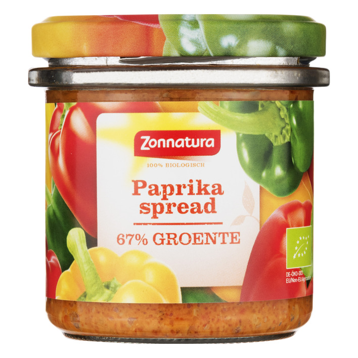 Paprika spread Zonnatura 135 gram