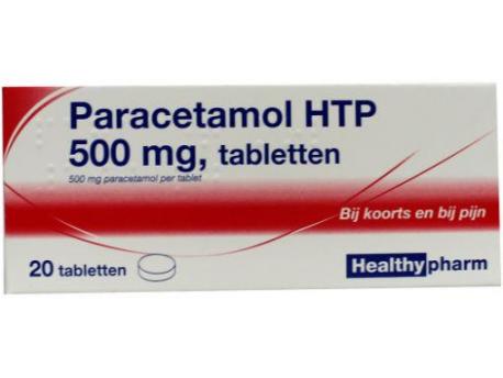 Paracetamol B-merk 500 mg 20 tabletten