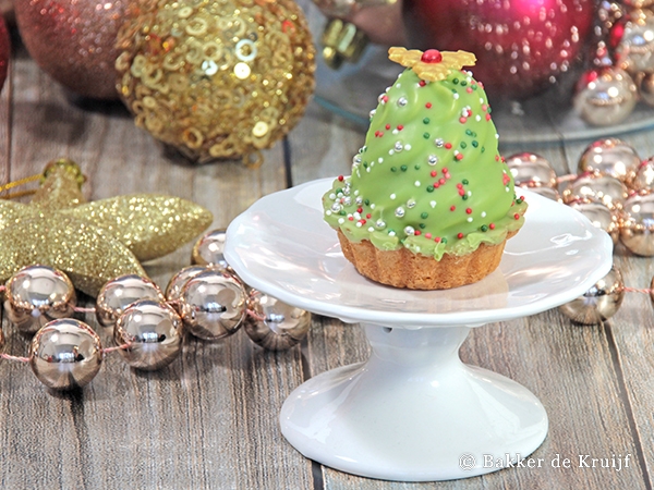 Petit four kerstboom per stuk (Banketbakker)