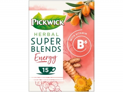Pickwick herbal super blends energy kruidenthee 15 x 1,5 gram