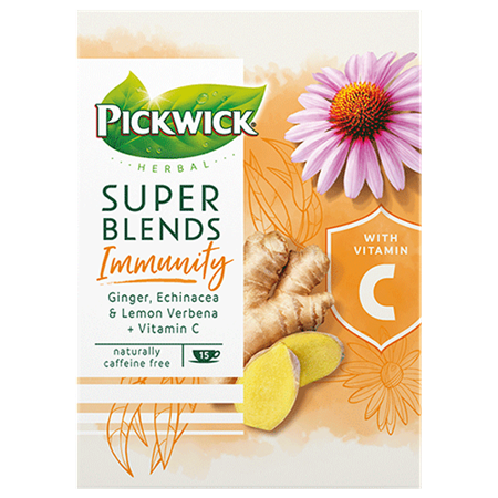 Pickwick herbal super blends immunity kruidenthee